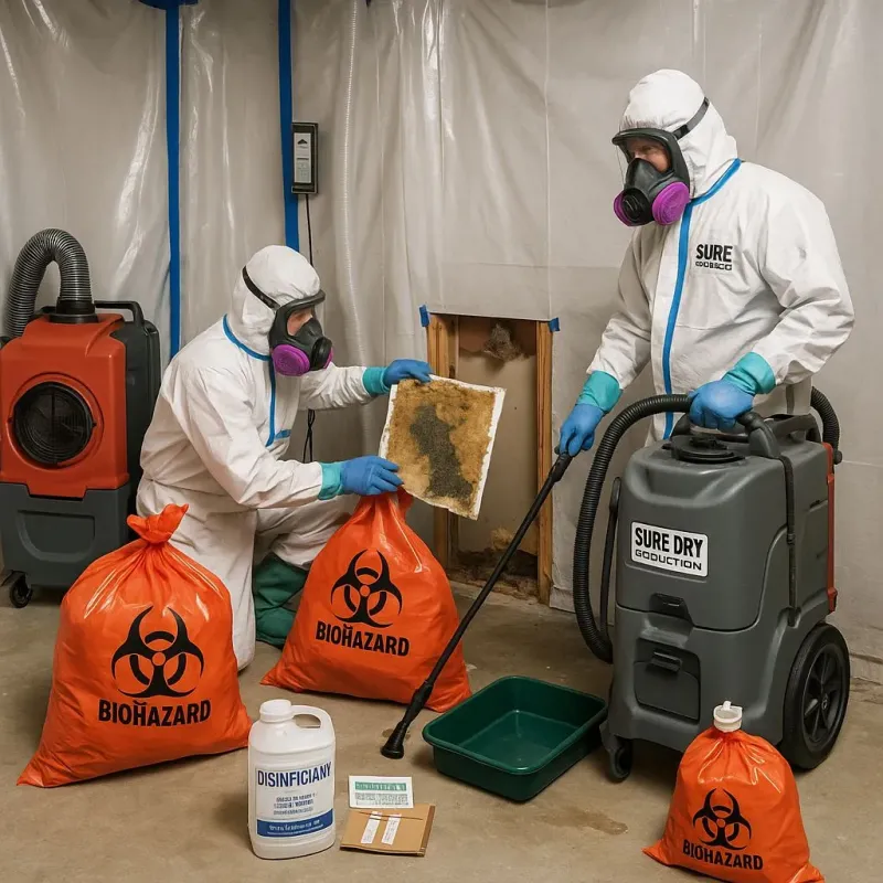 Contaminated Water Handling Protocols process in Bethel Heights, AR