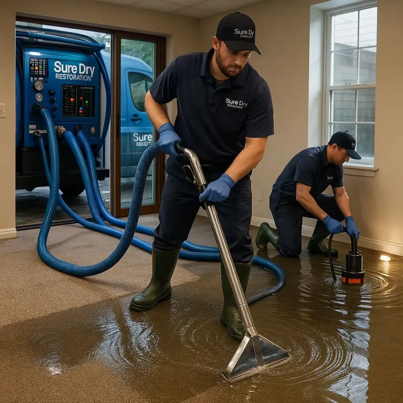 Water Extraction and Removal process in Bethel Heights, AR